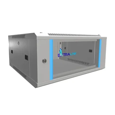 Produktbild von Extralink Rackmount Schrank 4U 600x600 Grau Wandmontage