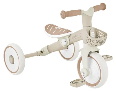 2-in-1 Plus ECO Dreirad & Laufrad, 8/7 Zoll, taupe