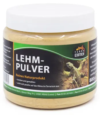 Produktbild von Lehmpulver - 800 g in Dose - Gelb