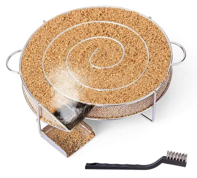 Obrázok produktu pre Kruhová generátor dymu, nerezová oceľ, 18 cm, určený na guľové grily a dymové pece