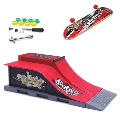 Zdjęcie produktu dla Fingerboard zestaw 6 ramp mini deskorolki dla dzieci prezent edukacyjny