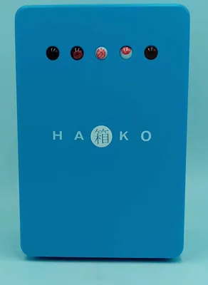 Produktbild von Hako blau Murmelbahn mit Merkspiel