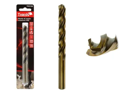 Obrázek produktu pro TVARDY Kobaltový vrták do kovu HSS-Co, M35, 12mm T03120