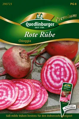 Produktbild von Rote Rüben 'Chioggia' Quedlinburger Gemüsesamen