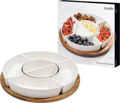 Produktbild von ladelle Alto Serve & Share weiß Drehteller 41cm