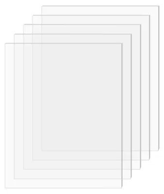 Acrylplatten transparent 20x25 cm 2 mm 5er-Pack
