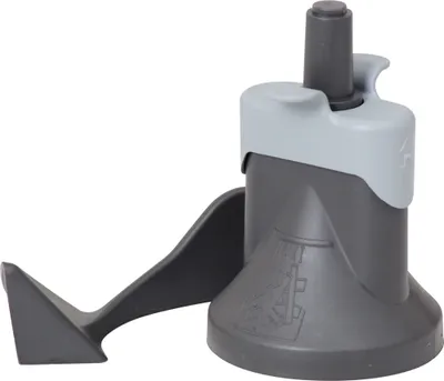 A close-up studio shot of a kitchen appliance part against a white background.