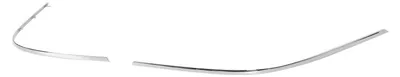 Image de 1 paire de moulures chromées pour pare-chocs arrière, garniture de finition, référence 2048852921, compatible avec les modèles Mercedes-Benz Classe C W205 C250 et W204 C350