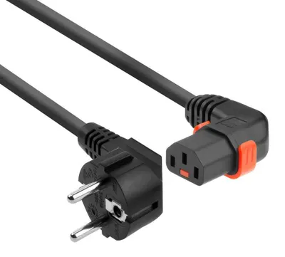 Immagine prodotto di Cavo di alimentazione ACT CEE 7/7 maschio (angolato)