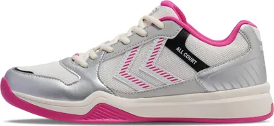 Produktbild von Hummel All Court - weiß/rosa, Größe:37.5