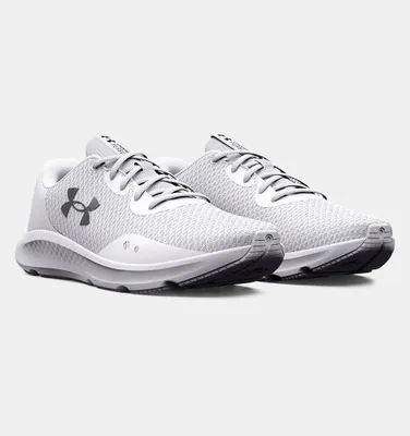 Produktbild von UNDER ARMOUR Charged Pursuit 3 Laufschuhe Herren 101 - white/white/metallic silver 45