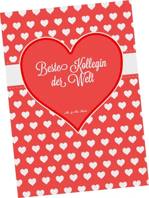 Produktbild von Mr. & Mrs. Panda Postkarte Kollegin - Geschenk, Grußkarte, Ansichtskarten, Arbeit, Motivkarte, Büro, Beruf, Postkarten, Dankeschön, Ansichtskarte