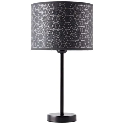 Produktbild von Brilliant Tischleuchte Galance groß schwarz E27 40 W mit Schnurschalter