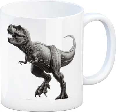 Produktbild von T-Rex Dinosaurier Kaffeebecher