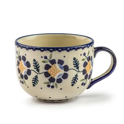 Produktbild von Bunzlauer KERAMIK Tasse 500 ml Becher Kaffeetasse Teetasse Kaffeebecher dek 00RU