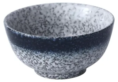 Productafbeelding van Japanse Keramische Soepkom met Blauwe Rand