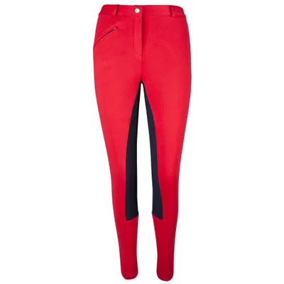 Produktbild von Pfiff PFIFF Reithose Kinder Vollbesatz, Rot-Grau, 158