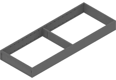 Produktbild von Blum Ambia-Line Schubkastenrahmen breit - 522x200x50mm, Stahl oriongrau matt