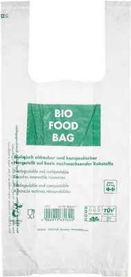 Produktbild von 100x Hemdchentragetaschen Knotenbeutel -Folie 12my transparent 47x22cm