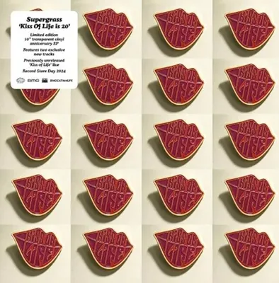 Obrázek produktu pro Supergrass - Kiss Of Life (Transparent Coloured) (RSD 2024) (10" Vinyl)