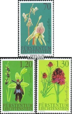 Produktbild von Briefmarken Liechtenstein 2002 Mi 1301-1303 (kompl.Ausg.) postfrisch Orchideen
