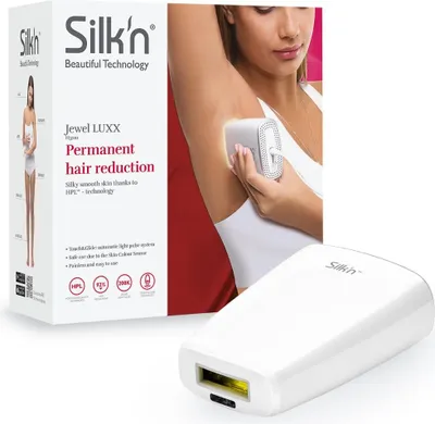 Produktbild von Silk'n Jewel LUXX 200K, Weiß, Home pulsed light (HPL), Bikini, Innere Oberarme, 3 cm², Israel, AC