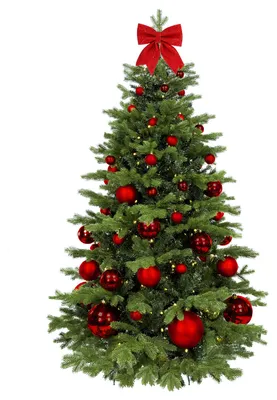 Produktbild von Künstlicher Weihnachtsbaum 240 cm, ROTEWEIHNACHTEN, mit 85-teiligem Weihnachtsbaumschmuck, inkl. Metallständer und Aufbewahrungsbox