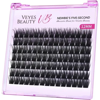 Obrázok produktu pre Objemové riasy, klastre, 12 mm, 3D, riasy s efektom "wispy", umelé riasy