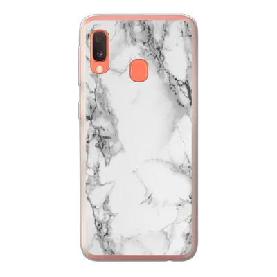 Produktbild von MuchoWow® Handyhülle Schutzhülle Hülle für Samsung Galaxy A20e Marmor - Stein - Weiß - Grau - Schwarz - Marmoroptik Silikon Softcase Handy Hülle - Abdeckung