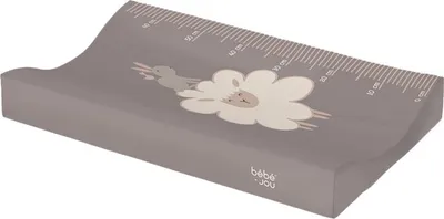 Produktbild von ZEWI bébé-jou Wickelkissen Sweet Butterfly 72 x 44 cm, Geschwungen, Polyvinylchlorid (PVC), Polyurethan (PU), Beige, Braun