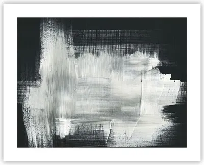 Produktbild von Poster - Poster ohne Rahmen - Abstraktion Schwarz Weiß - 50x40 cm - Wand Bild - Wanddeko - Wandbilder - Kunstposter - Wandposter - Bilder - Kunstdruck - Wanddekoration - Wandbild - P2XAA50x40-4173
