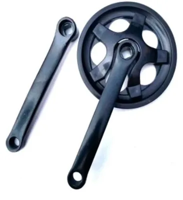 Produktbild von Fahrradkurbel Set für Fatbike - Kurbelset aus Aluminium für Fahrräder
