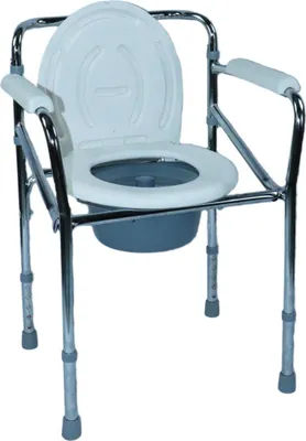 Image de Siège rabattable 4 en 1 pour les toilettes ou la douche, réglable en hauteur