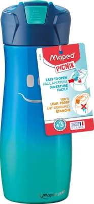 Produktbild von Maped Picnik, 580 ml, Tägliche Nutzung, Blau, Grün, Edelstahl, Kind, Junge/Mädchen