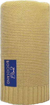 Immagine prodotto di Coperta Paris in bambù e cotone 80x100 cm Oro / Bocioland