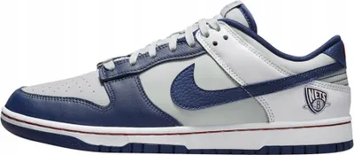Produktbild von Nike Dunk DD3363001 Sneaker in Marineblau, Grau, Weiß und Rot, aus echtem Leder