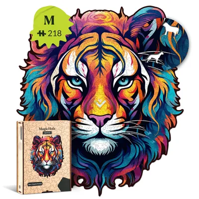 Produktbild von Die majestätische Güte Tiger Holzpuzzle (2D)