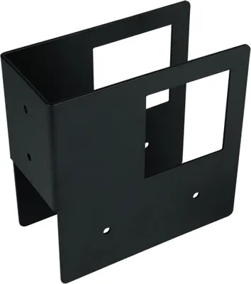 Image de Support mural pour bois de chauffage Schwarz, modèle simple - Fabrication de votre propre support pour bois - Prix par pièce