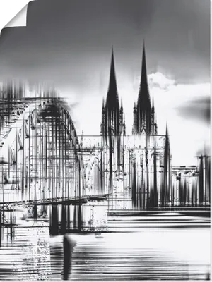 Produktbild von ARTland Poster Köln Skyline Collage III Größe: 45x60 cm