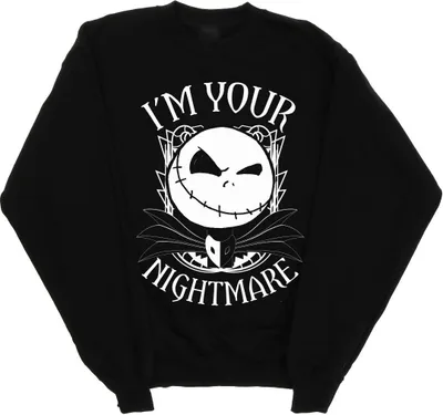 Produktbild von Disney - "Nightmare Before Christmas" Sweatshirt für Herren BI42560 (M) (Schwarz)