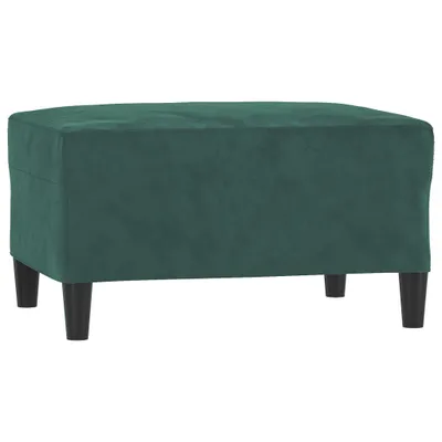 Immagine prodotto di Poggiapiedi Verde Scuro 70x55x41 cm in Velluto