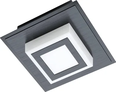Zdjęcie produktu dla EGLO Masiano 1, 1 szt., 340 lm, IP20, Czarny, Stal satynowa