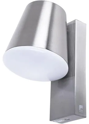 Produktbild von EGLO connect Außen-Wandlampe Caldiero-C, Smart Home Außenleuchte, Wandleuchte aus Edelstahl und Kunststoff, Farbe: Silber, weiß, warmweiß, dimmbar, IP44