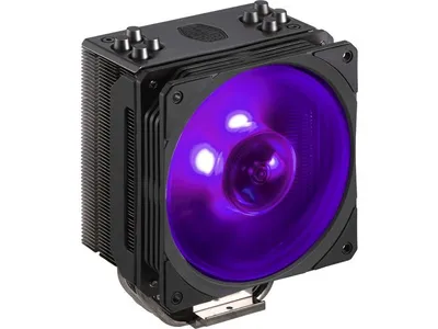 Produktbild von Cooler Master Hyper 212 RGB Black Edition w/LGA1700, Kühler, 12 cm, 650 RPM, 2000 RPM, Schwarz