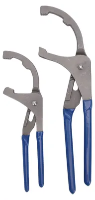 Image de Jeu de clés pour filtre à huile en 2 pièces, 22,9 cm et 30,5 cm, pinces réglables pour filtres à huile de moteurs de voitures et de camions