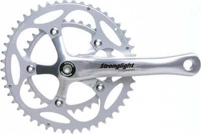 Produktbild von Stronglight Kurbelgarnitur 2F IMPACT 170 mm silber 34/48.