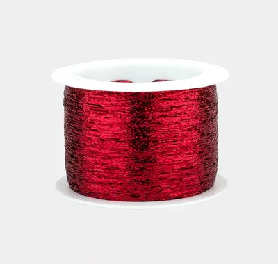 Produktbild von Woolly Hugs Glitzer,25 g/1000m, Beilaufgarn z. Mitstricken, (304 rot)