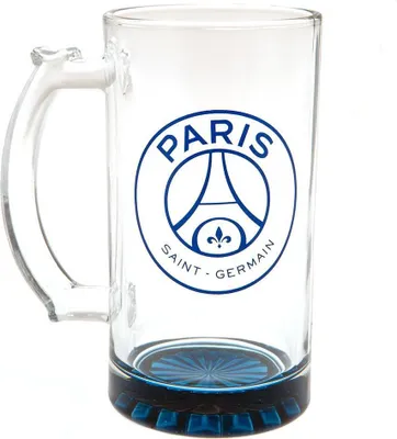Image de Paris Saint Germain FC - Verre à pied, TA9327 (taille unique) (Transparent/Bleu)