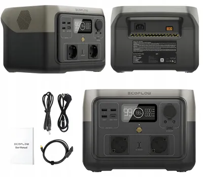 Produktbild von Tragbare Stromversorgungsstation Ecoflow River 2 Max 512 Wh 500 W X-Boost 60 min