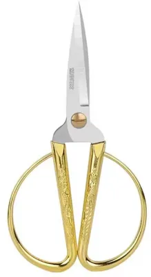 Immagine prodotto di Piccole forbici - Forbici eleganti - Manico dorato - Manico decorato - 17 cm - Forbici - CHPN